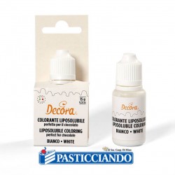 Colore liposolubile bianco 15gr Decora in vendita online