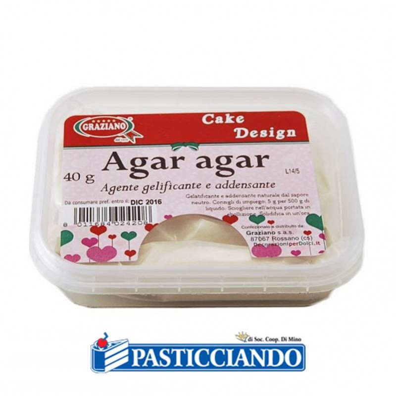 Agar agar in polvere 40gr