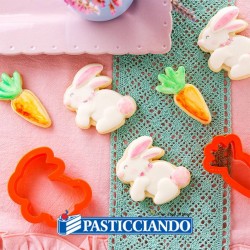 Tagliapasta coniglio e carota Pasqua 2pz Decora in vendita online