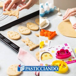 Tagliapasta decorato uovo e coniglio 2pz Decora in vendita online