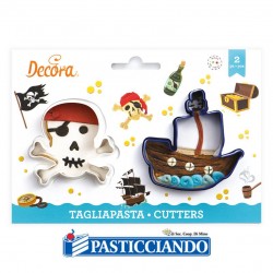 Tagliapasta teschio e nave 2pz Decora in vendita online