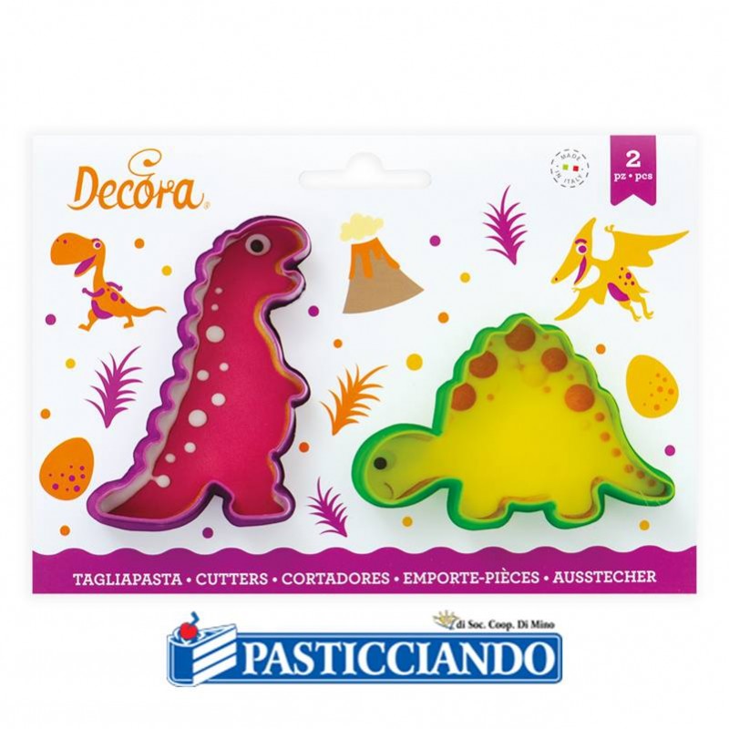 Tagliapasta dinosauri Jurassic 2pz - Decora