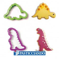 Tagliapasta dinosauri Jurassic 2pz Decora in vendita online