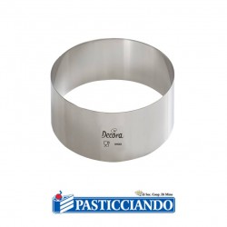 Cerchio inox D.5 H4,5 cm Decora in vendita online