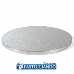 Sottotorta bakery rotondo argento d.30 h1,2 cm Decora in vendita online