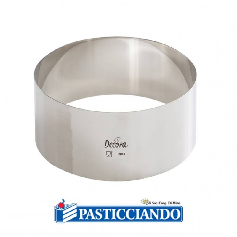 Cerchio inox D.12 H6 cm - Decora