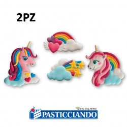  Selling on-line of Unicorno e arcobaleno in zucchero 2pz Dekora 