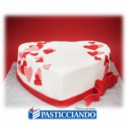 Cuore polistirolo 20x20 cm alto 5 cm in offerta - PapoLab