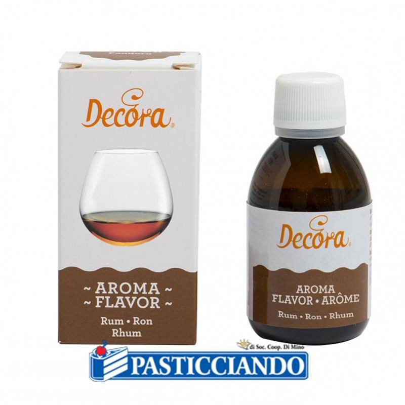 Aroma liquido rum 50gr - Decora