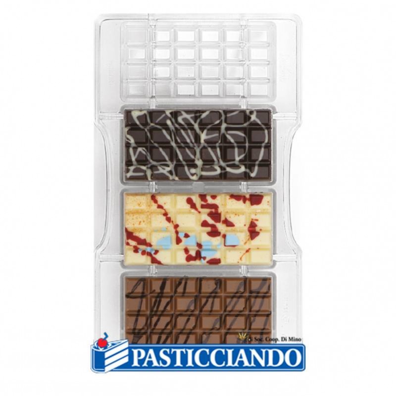 STAMPO IN SILICONE A NIDO D'APE PER CIOCCOLATO torta dolci compleanno tavoletta