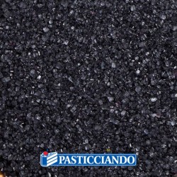 Zucchero glitterato nero 100gr Decora in vendita online