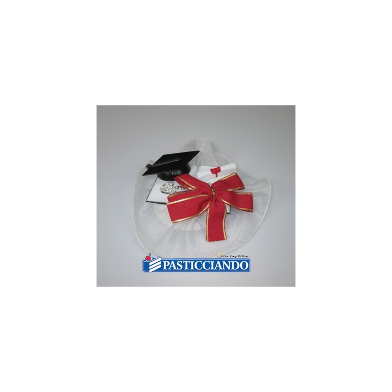 Cake Topper laurea con toulle - Modecor