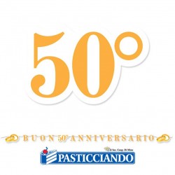  Selling on-line of Festone 50° Anniversario 600 x 25 cm Big Party 