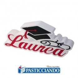  Selling on-line of Scritta in polistirolo Laurea con tocco  