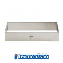  Vendita on-line di Rettangolo inox 30x40 H4,5 cm Decora 