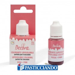  Selling on-line of Colore liposolubile rosa 15gr Decora 
