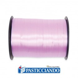 Nastrino in plastica 5 mm x 500 yards Rosa Big Party in vendita online