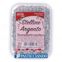  Selling on-line of Stelline argento in zucchero 40gr GRAZIANO 