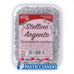 Stelline argento in zucchero 40gr GRAZIANO in vendita online