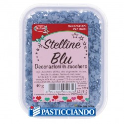 Decorazioni in zucchero STELLINE bianche 40gr