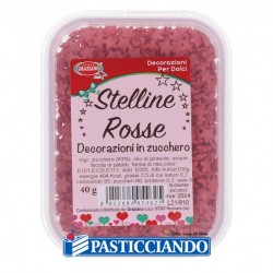  Vendita on-line di Stelline rosse in zucchero 40gr GRAZIANO 