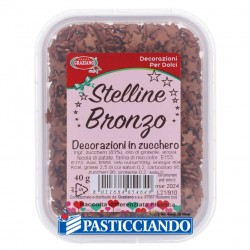  Vendita on-line di Stelline bronzo in zucchero 40gr GRAZIANO 