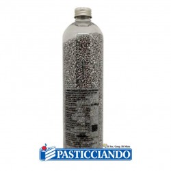  Vendita on-line di Cristalli di zucchero argento metallizzato 450gr  