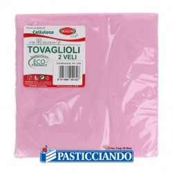  Selling on-line of Tovaglioli rosa 33x33cm 50pz GRAZIANO 