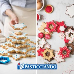 Tagliapasta albero stella di ghiaccio 8pz Decora in vendita online