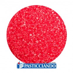 Zucchero glitterato rosso 100gr Decora in vendita online