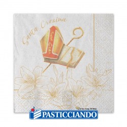  Vendita on-line di Tovaglioli Cresima 20pz 25x25cm  