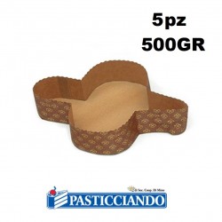  Vendita on-line di Set 5 stampi colomba 500gr  