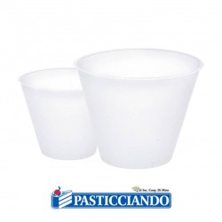  Vendita on-line di Base plastica per uovo 1kg svasata grande 2pz  