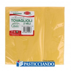  Vendita on-line di Tovaglioli gialli 33x33 cm 50pz GRAZIANO 