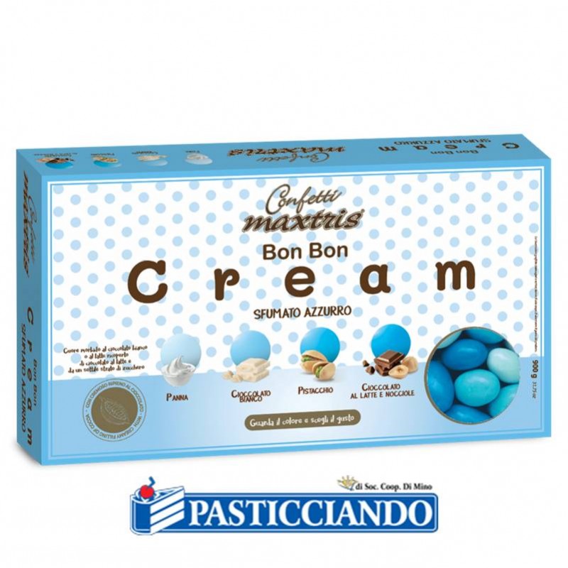 Confetti Bon Bon Cream Sfumato celeste 900gr - Maxtris
