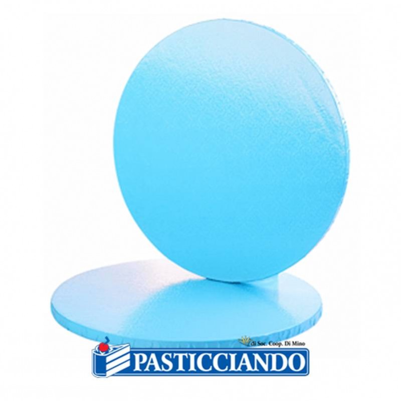 Sottotorta rotondo azzurro d.40 h1,2 cm - Modecor