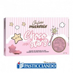 Confetti stelline rosa 500gr Maxtris in vendita online