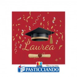  Selling on-line of copy of Tovaglioli laurea con palloncini 20pz 25x25 cm Big Party 