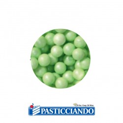 Vendita on-line di Perle verdi grandi perlate 80gr  