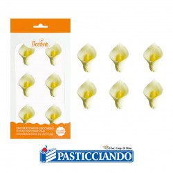  Vendita on-line di Calle in zucchero 6pz Decora 