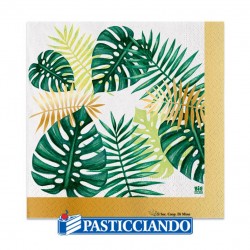  Vendita on-line di Tovaglioli Tropical 33x33cm Big Party 