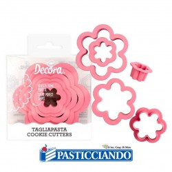 Set 6 tagliapasta in serie fiore Decora in vendita online