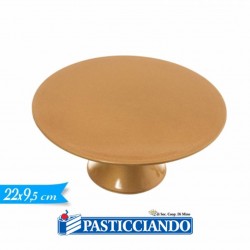 Alzata in plastica 22cm oro Fruttidoro s.r.l. in vendita online