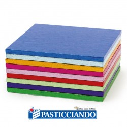 Sottotorta rigido quadrato celeste 35x35 h1,2 cm Decora in vendita online