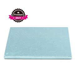 Sottotorta rigido quadrato celeste 35x35 h1,2 cm Decora in vendita online