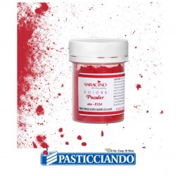Colore in polvere rosso scuro 5gr saracino Saracino in vendita online