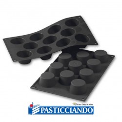  Vendita on-line di Stampo in silicone muffin 11cavità SF022 Martellato 