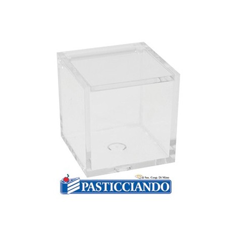 Scatola plexiglass cubo trasparente - Sud Time srl