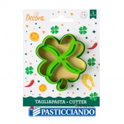 Tagliapasta quadrifoglio in plastica Decora in vendita online