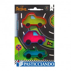 Tagliapasta brum brum auto 3pz Decora in vendita online